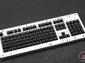 Max Keyboard Custom Backlight ANSI 104-key White keycap set with Centered Alphanumeric + Symbols Modifiers for Corsair K70 RGB