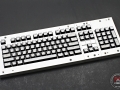 Max Keyboard Custom White Translucent Top with Korean Alphanumeric Top Print Keycap Set