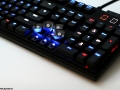 Max Keyboard Custom Nighthawk X8 Backlit Mechanical Keyboard with Cherry MX Brown and Rubber Oring installed