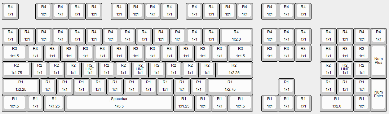 Standard Key Chart