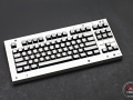Max Keyboard Custom White Translucent Top Backlight Shine Through Keycap Set for Ducky Shine TKL RGB